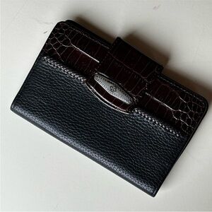 Brighton Black and Brown Wallet